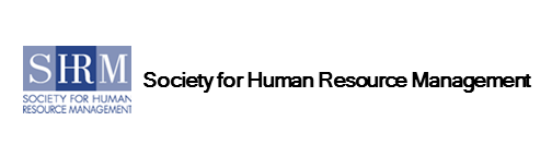 Logo for SHRM Society for Human Resource Management in employee benefits industry
