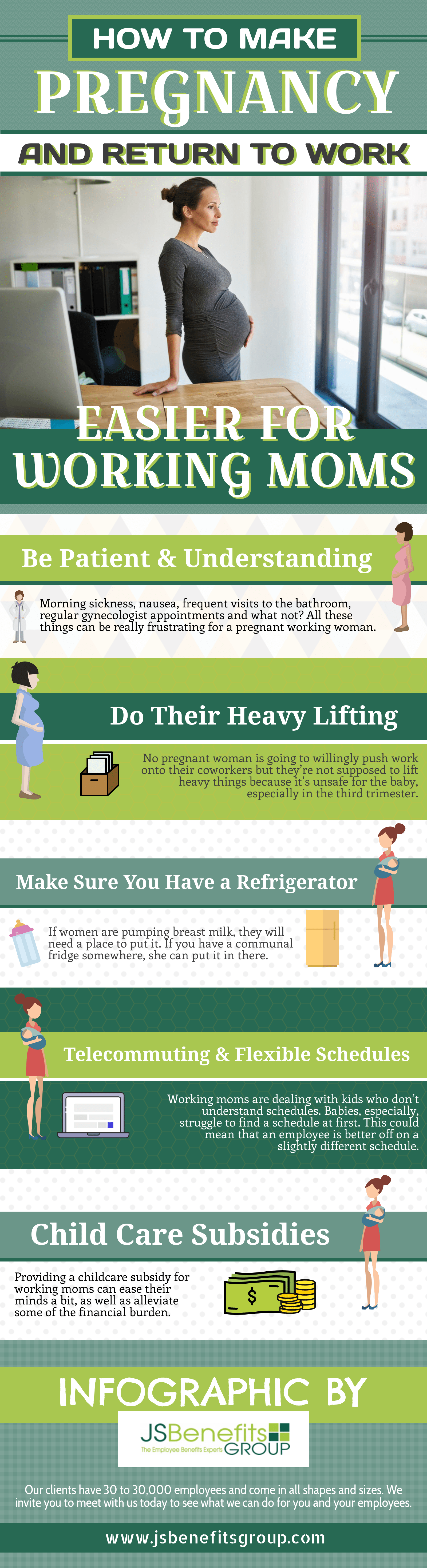 How to Make Pregnancy & Return to Work Easier for Working Moms