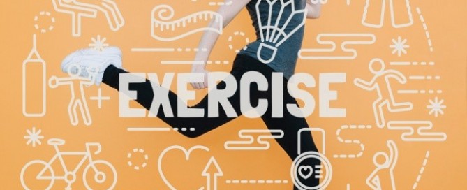 Woman exercising