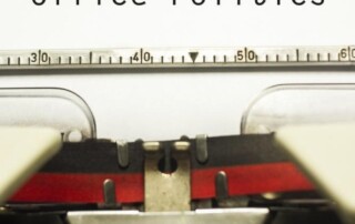 Office politics typewriter