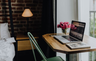 Inside a home office