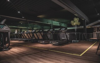 A Gym with Tread Mills