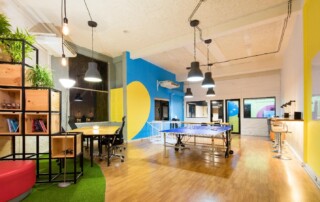 A Ping Pong Table at an Office