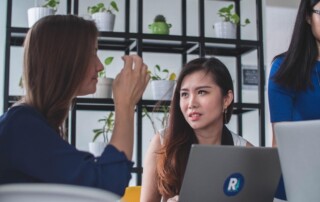 A Woman Feeling Uncomfortable at Work