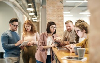 A Group of Employees