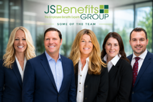 JS Benefits Group team celebrating BBB Accreditation and A+ rating