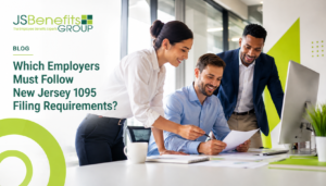 Employers reviewing New Jersey 1095 filing requirements in a modern office