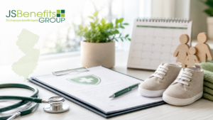 New Jersey infertility coverage benefits with family planning and health insurance symbols.