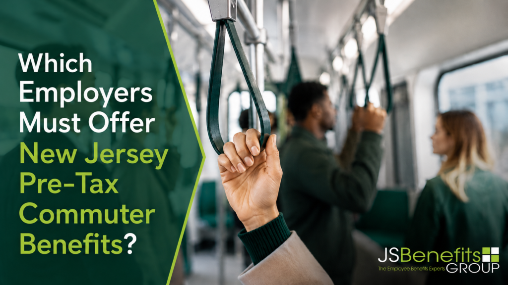 Commuters on public transit in New Jersey