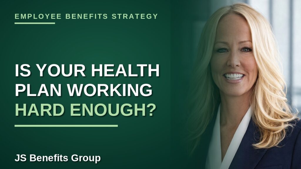 Jennifer Schaefer discussing employee benefits and whether your health plan is working hard enough